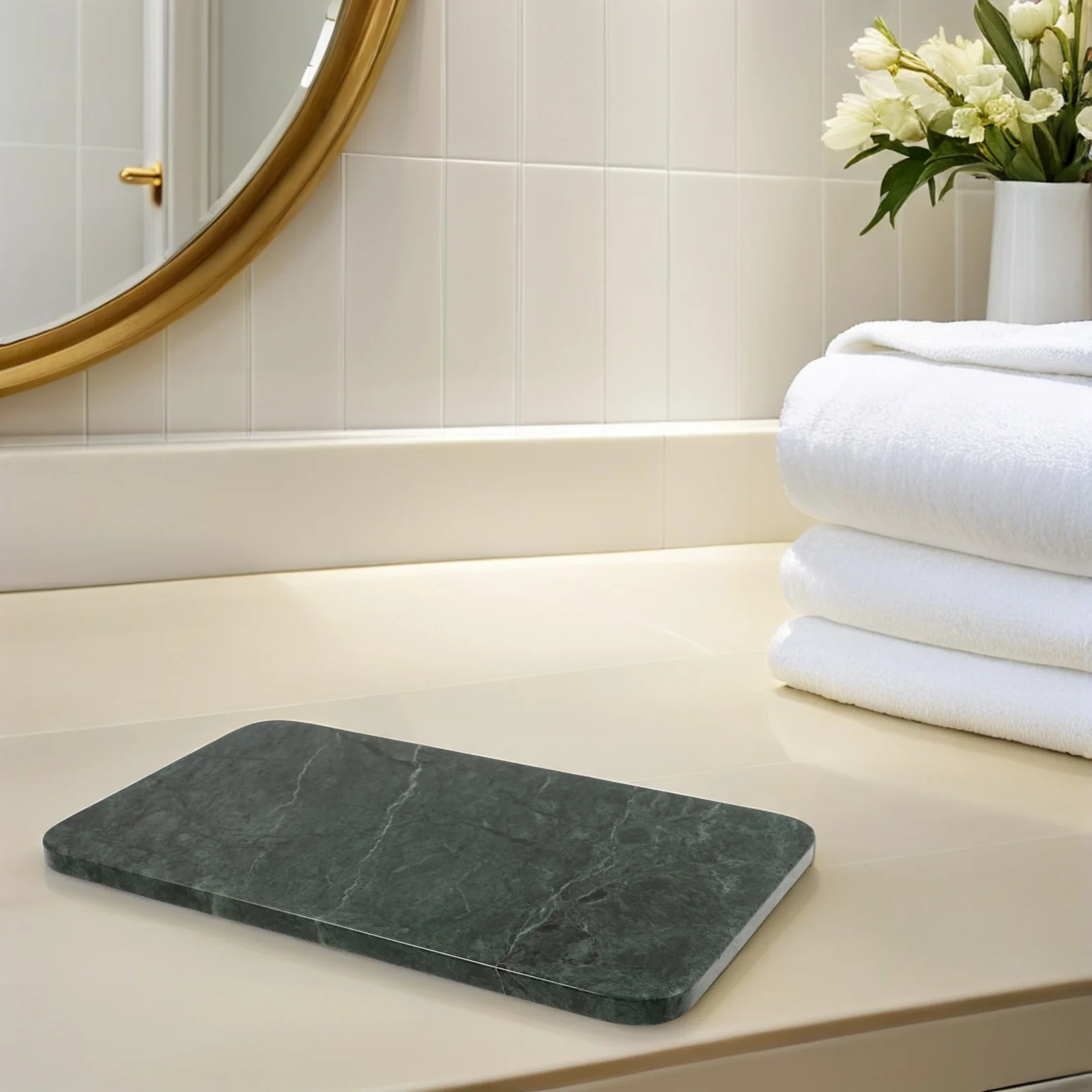 Natural Marble Storage Tray Bathroom Countertop Organizer Elegant Kitchen Sink Table Tray Non-Slip Easy Clean Luxurious
Natural Marble Storage Tray Bathroom Countertop Organizer Elegant Kitchen Sink Table Tray Non-Slip Easy Clean Luxurious