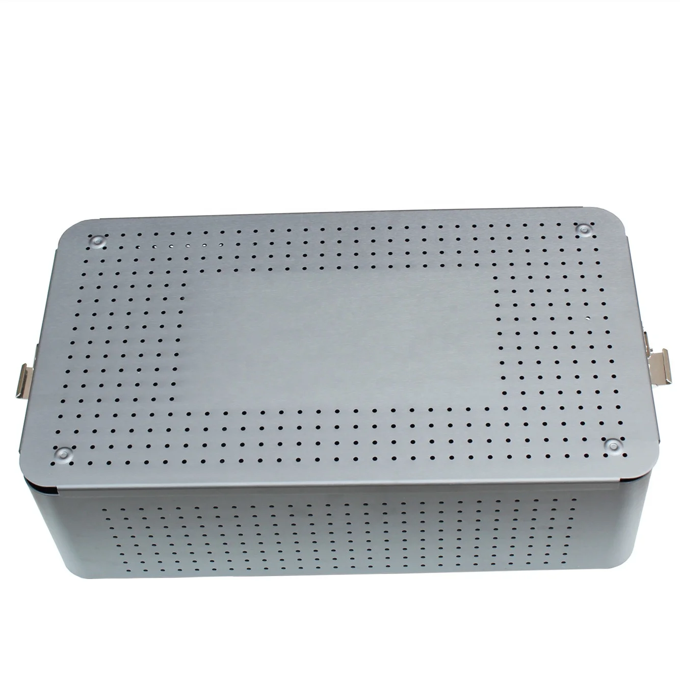 High Quality HZKS Stainless Steel Sterilization case Sterilizing Tray Sterilization Box
High Quality HZKS Stainless Steel Sterilization case Sterilizing Tray Sterilization Box
