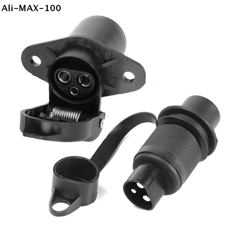 【AyS】3 Pin Trailer Socket Connectors Round 3 Pole Plug-in Trailer Tractor Plug For Electrical Caravan Truck 12V
【AyS】3 Pin Trailer Socket Connectors Round 3 Pole Plug-in Trailer Tractor Plug For Electrical Caravan Truck 12V