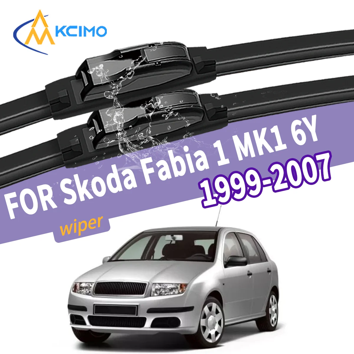 Noiseless Performance Premium Quality 2Pcs Front Windshield Wiper Blades for Skoda Fabia 1 MK1 6Y 1999-2007
Noiseless Performance Premium Quality 2Pcs Front Windshield Wiper Blades for Skoda Fabia 1 MK1 6Y 1999-2007