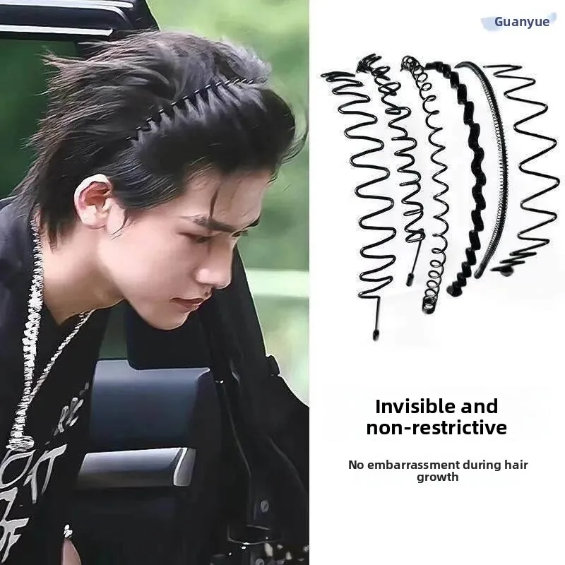 Men's Invisible Wave Hairband Sport Face Wash Special Hair Clip for Hair Lice And Frizz Control Home Daily Use Accessory
Men's Invisible Wave Hairband Sport Face Wash Special Hair Clip for Hair Lice And Frizz Control Home Daily Use Accessory