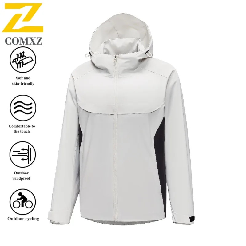 COMXZWindbreaker Men's Premium Lightweight Waterproof Windproof Jacket Outdoor Coat Trendy Hiking Camping Fishing Spring Autumn
COMXZWindbreaker Men's Premium Lightweight Waterproof Windproof Jacket Outdoor Coat Trendy Hiking Camping Fishing Spring Autumn