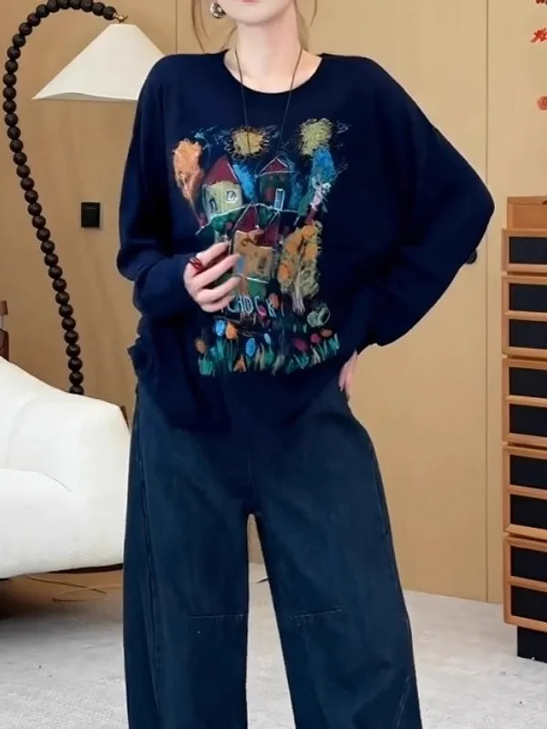 Retro fiti Print Long Sve T-irt Loose Base Layer Top for plus Size Women Spring Faion plus Size Slimming Versatile...
Retro fiti Print Long Sve T-irt Loose Base Layer Top for plus Size Women Spring Faion plus Size Slimming Versatile...