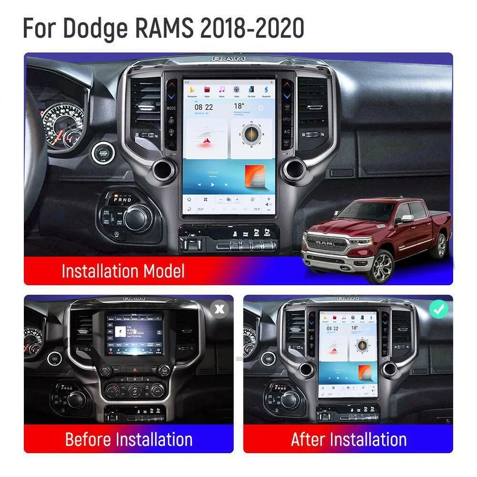 12,1-дюймовый Android 13 экран для Dodge Ram 2018-2020, автомобильная магнитола с CarPlay, мультимедийный проигрыватель, GPS-навигация, аксессуары для авто
12,1-дюймовый Android 13 экран для Dodge Ram 2018-2020, автомобильная магнитола с CarPlay, мультимедийный проигрыватель, GPS-навигация, аксессуары для авто