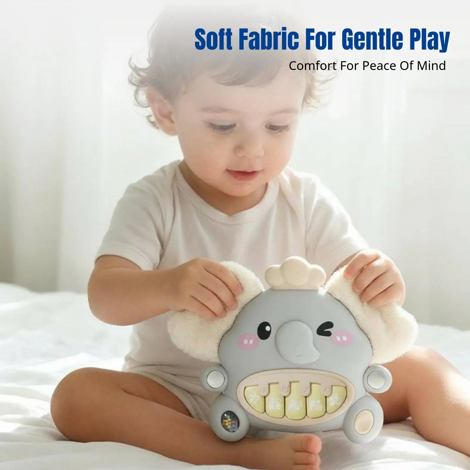 Infant Educational Elephant Keyboard Toy, Early Learning Musical Instrument, Soothing Animal Keyboard for Kids, Interactive Gift
Infant Educational Elephant Keyboard Toy, Early Learning Musical Instrument, Soothing Animal Keyboard for Kids, Interactive Gift
