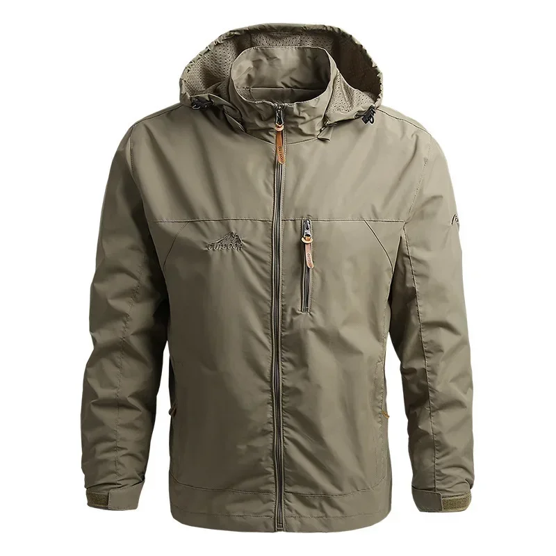 Man Softshell Army Jacket Cargo Coat Outwear Men Retro Camping Jacket Waterproof Windbreaker Winter Hooded Zip-Up Jackets
Man Softshell Army Jacket Cargo Coat Outwear Men Retro Camping Jacket Waterproof Windbreaker Winter Hooded Zip-Up Jackets