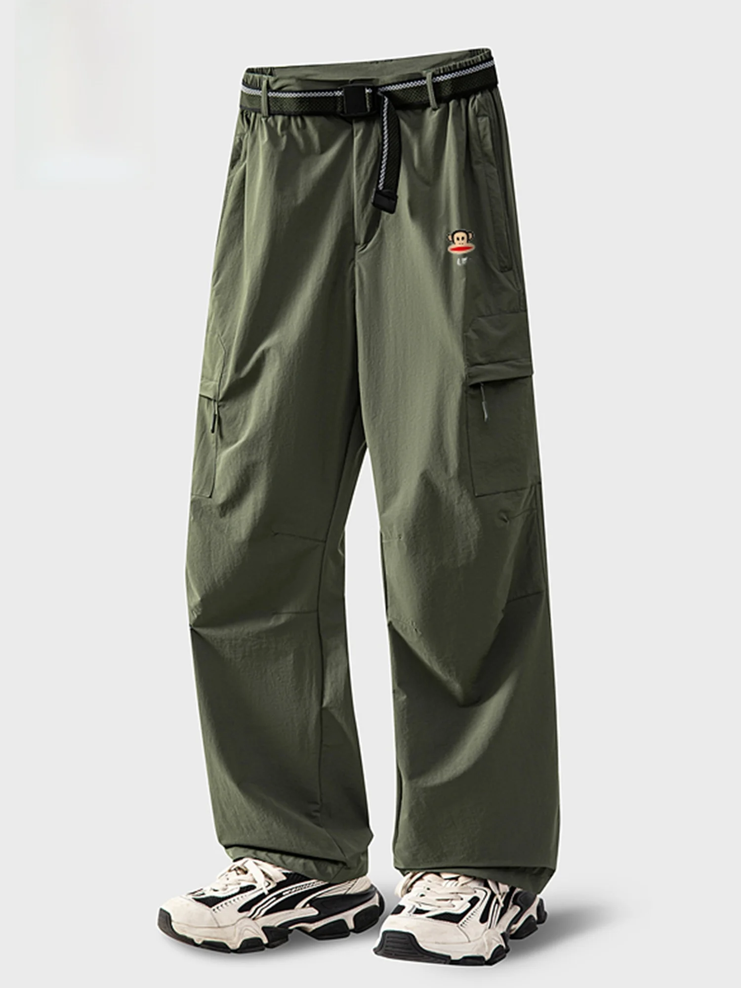 PaulFrank Retro Workwear Casual Pants Men's Spring 2026 Straight Loose Wide Leg Pants American Sle Polyester Fiber
PaulFrank Retro Workwear Casual Pants Men's Spring 2026 Straight Loose Wide Leg Pants American Sle Polyester Fiber