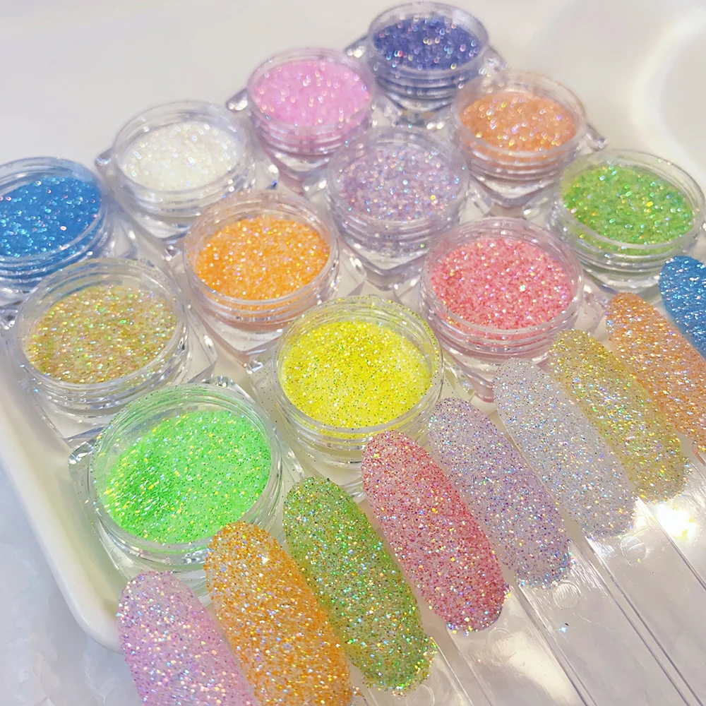 12Pcs Sparkly Iridescent Sugar Nail Glitter Powder Colorful Candy Coat Powder Holographic Chrome Pigment Shiny Nail Art Decorati
12Pcs Sparkly Iridescent Sugar Nail Glitter Powder Colorful Candy Coat Powder Holographic Chrome Pigment Shiny Nail Art Decorati