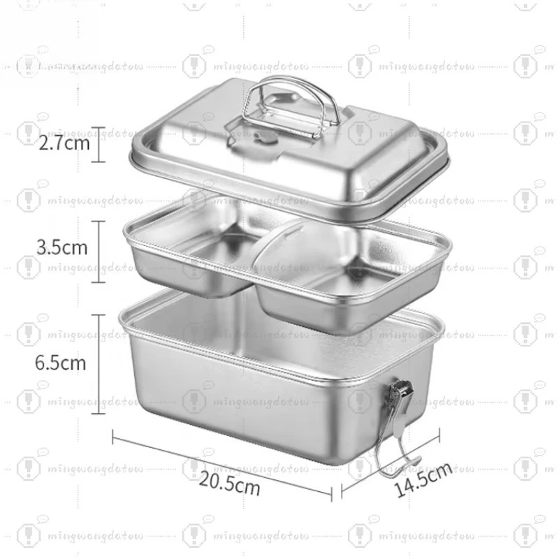 Leak Proof Stainless Steel Bento Box, Compartment Food Storage Container for Adults
Leak Proof Stainless Steel Bento Box, Compartment Food Storage Container for Adults