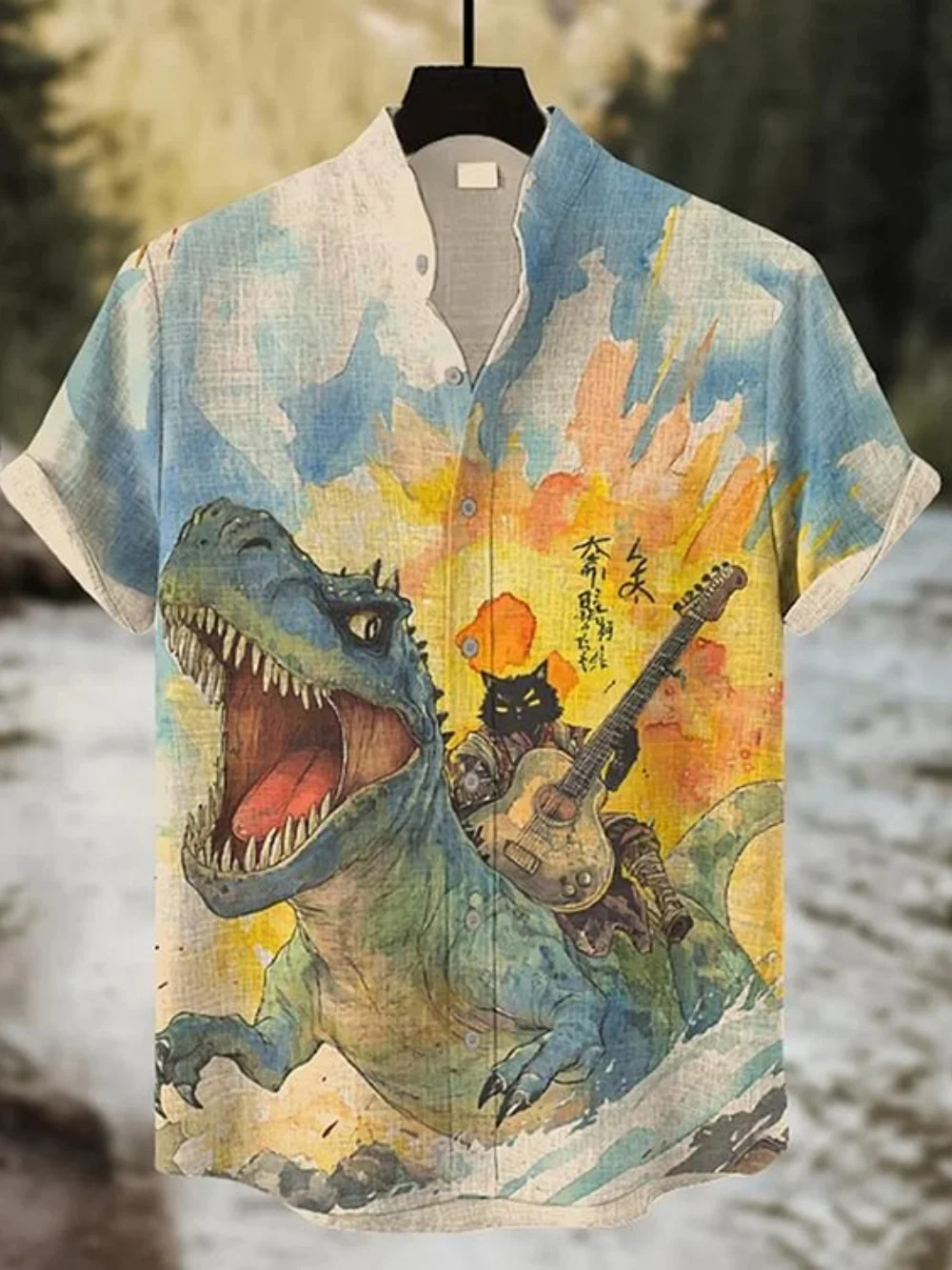 Men's Summer Short Sleeve Shirt 2026 New Stand Collar Cartoon 3D Printed Street Casual Linen Clothing
Men's Summer Short Sleeve Shirt 2026 New Stand Collar Cartoon 3D Printed Street Casual Linen Clothing