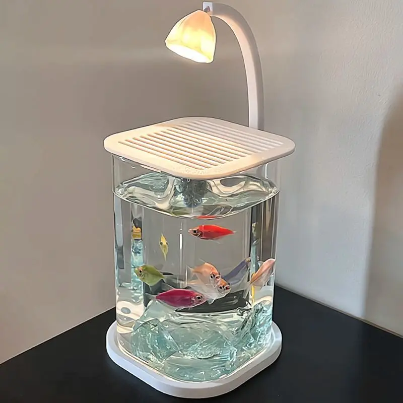 Glass small fish tank cryolite, full set of landscape tank decoration and landscaping
Glass small fish tank cryolite, full set of landscape tank decoration and landscaping