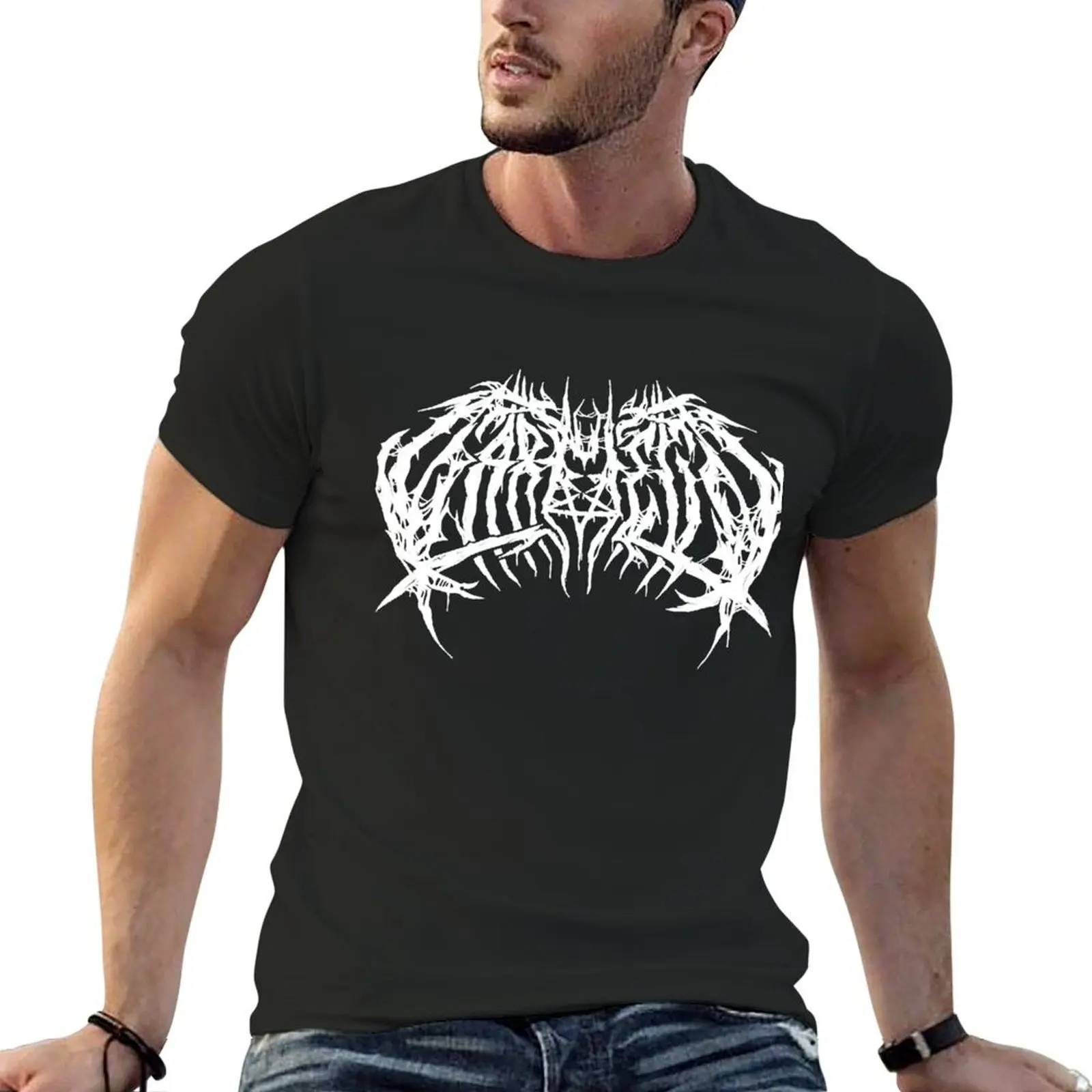 Death Metal Logo T-Shirt luxury clothing labubu aesthetic clothes graphic shirts mens workout shirts
Death Metal Logo T-Shirt luxury clothing labubu aesthetic clothes graphic shirts mens workout shirts