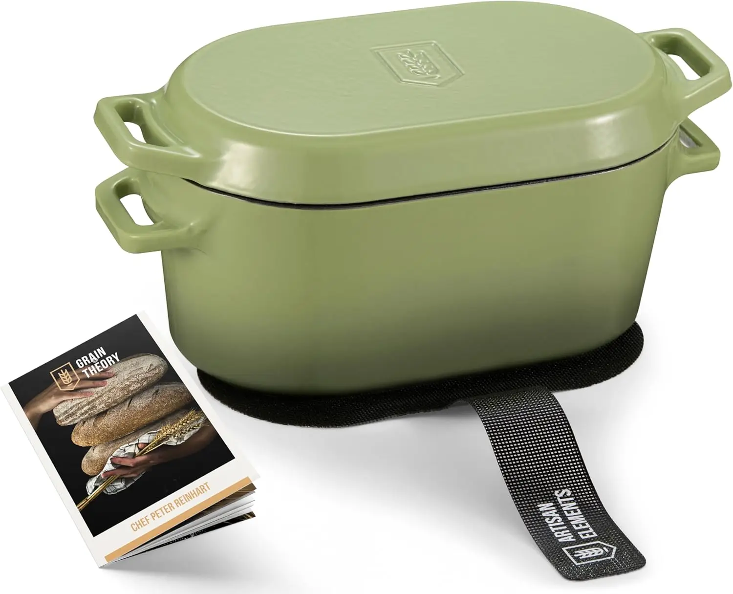 Enameled Cast Iron Dutch Oven, 3.4 Qt for Bread Baking and Cooking, Dishwasher Safe with Dual Handles
Enameled Cast Iron Dutch Oven, 3.4 Qt for Bread Baking and Cooking, Dishwasher Safe with Dual Handles