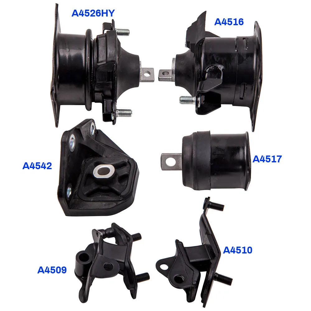 Motor & Trans Mount Set For Honda Accord Sedan Coupe 2003-2007 2.4L Auto 6 Piece
Motor & Trans Mount Set For Honda Accord Sedan Coupe 2003-2007 2.4L Auto 6 Piece