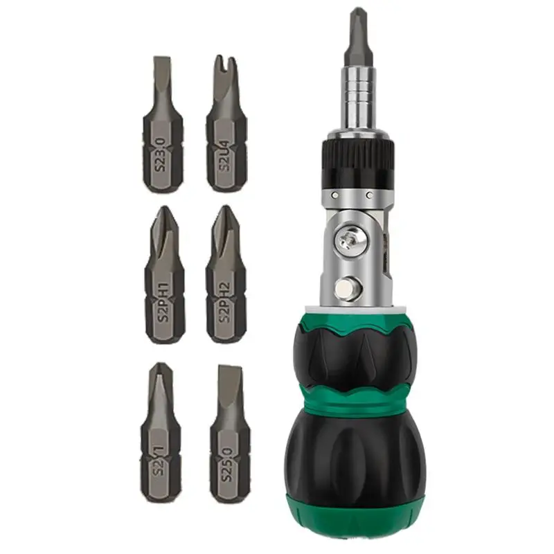 Ratcheting Screwdriver Set Magnetic Screwdriver Multibit Set Ergonomic Anti-slip Handle 180 Degrees Rotating Multipurpose Tool
Ratcheting Screwdriver Set Magnetic Screwdriver Multibit Set Ergonomic Anti-slip Handle 180 Degrees Rotating Multipurpose Tool