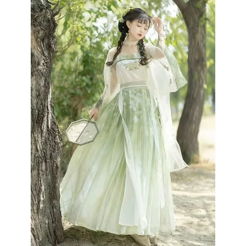 Green hanfu dress women Chinese traditional cosplay costume Tang ancient Hanfu summer Hanfu Carnival cos costume dress
Green hanfu dress women Chinese traditional cosplay costume Tang ancient Hanfu summer Hanfu Carnival cos costume dress