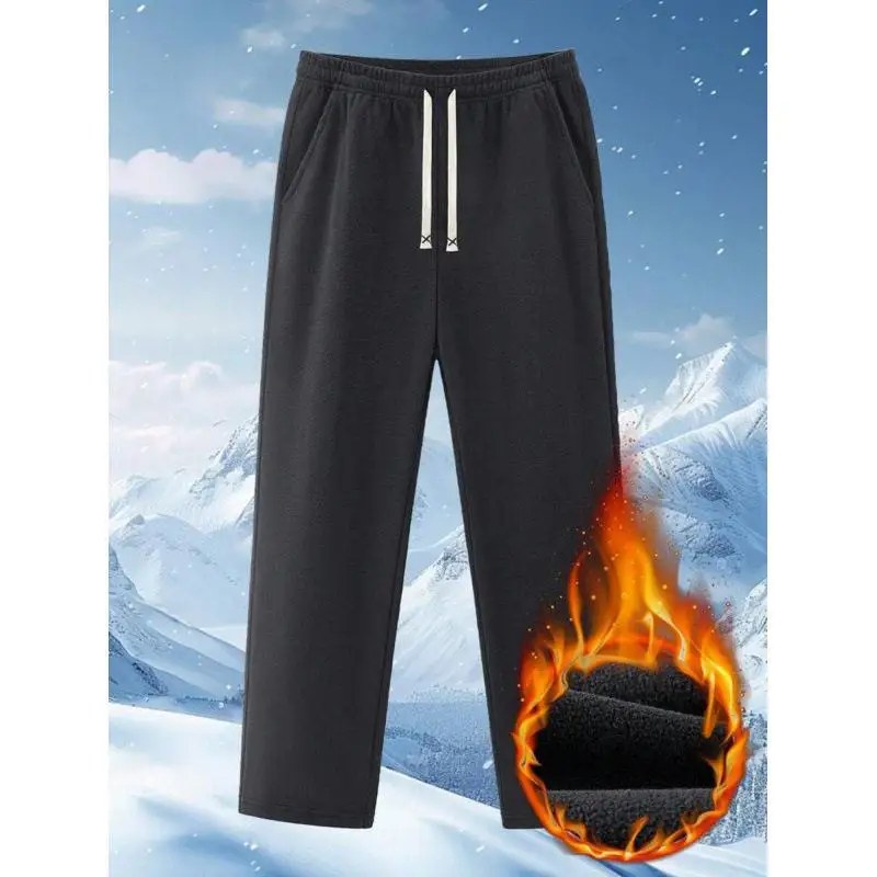Men's Fleece Lined Sweatpants Loose Fit Comfortable Casual Pants Winter Warm Trousers Non-Stretch Large Size Clothing
Men's Fleece Lined Sweatpants Loose Fit Comfortable Casual Pants Winter Warm Trousers Non-Stretch Large Size Clothing