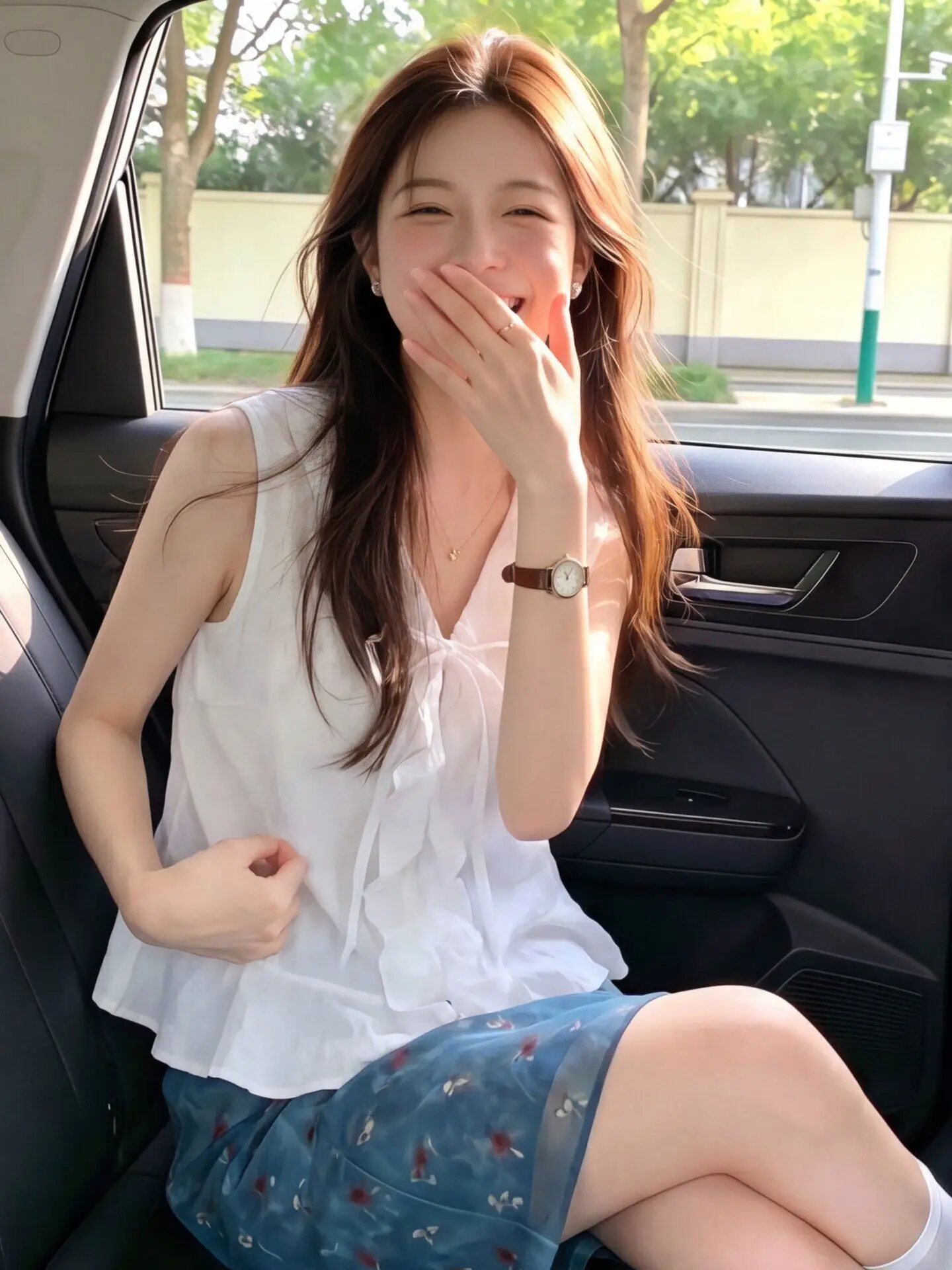 Summer V-Neck Sleeveless Vest Women's Fashion Design Sense Super Beautiful Top Lace Trim Belted Korean Style Loose Fit Shirt
Summer V-Neck Sleeveless Vest Women's Fashion Design Sense Super Beautiful Top Lace Trim Belted Korean Style Loose Fit Shirt