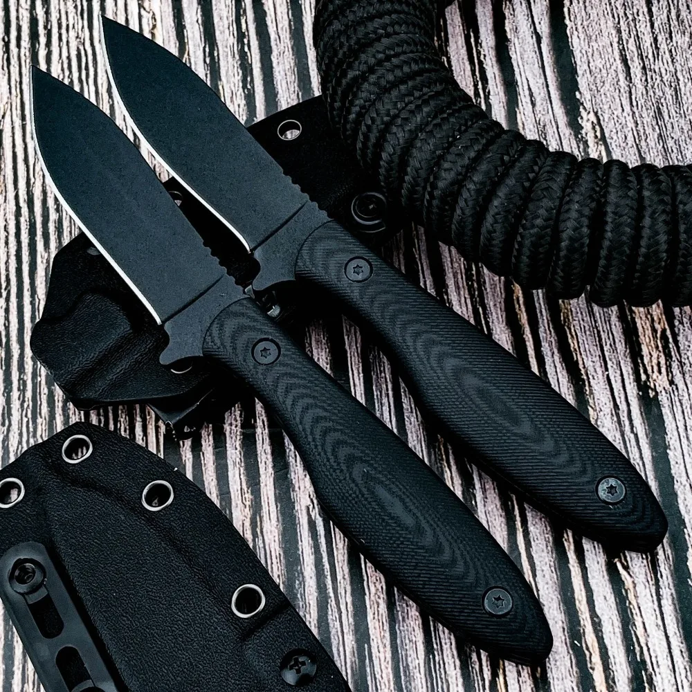 Изысканный нож Профессиональный нож с прямым лезвием и ножнами 8Cr13Mov Лезвие G10 Ручка Открытый тактический нож с фиксированным лезвием
Изысканный нож Профессиональный нож с прямым лезвием и ножнами 8Cr13Mov Лезвие G10 Ручка Открытый тактический нож с фиксированным лезвием