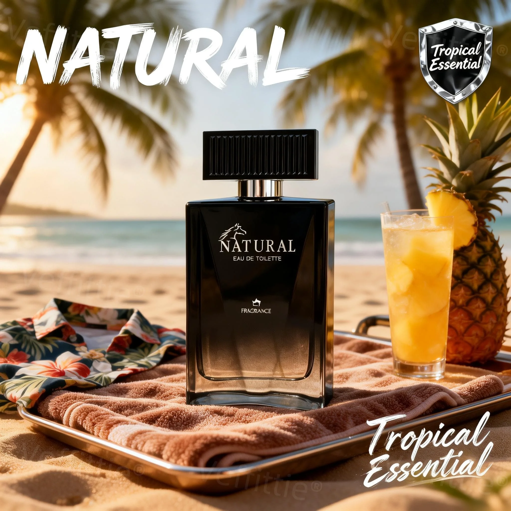 Tropical Woody Breeze Perfume, 100ml Gradient Black Bottle, Beach Wear, All Day Fresh, Mango-Coconut Essence for Coastal Days
Tropical Woody Breeze Perfume, 100ml Gradient Black Bottle, Beach Wear, All Day Fresh, Mango-Coconut Essence for Coastal Days