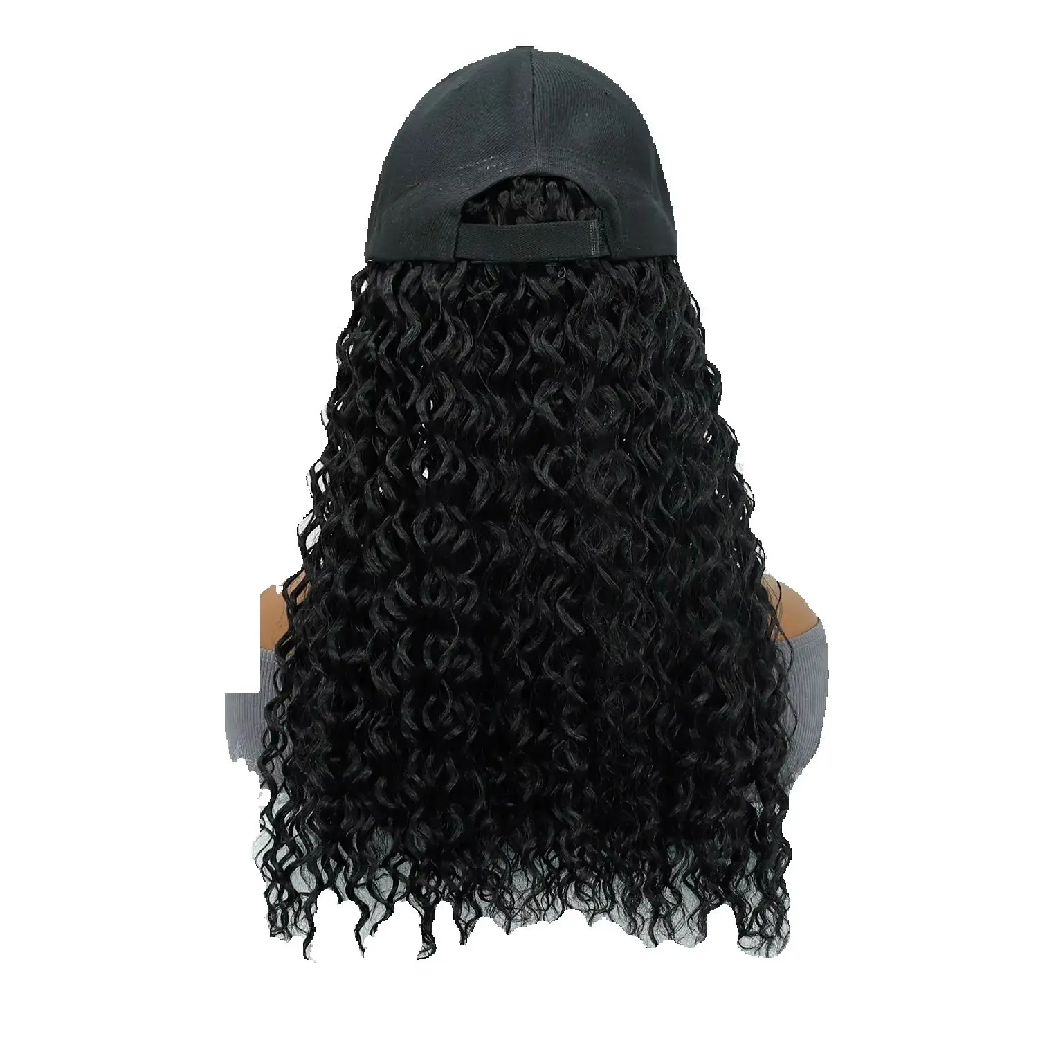 Baseball Cap Wig Long Deep Wave Kinky Curly Synthetic Hat Wigs Black Ombre Gradient Hair Wig for Women Girls Daily Outdoor
Baseball Cap Wig Long Deep Wave Kinky Curly Synthetic Hat Wigs Black Ombre Gradient Hair Wig for Women Girls Daily Outdoor