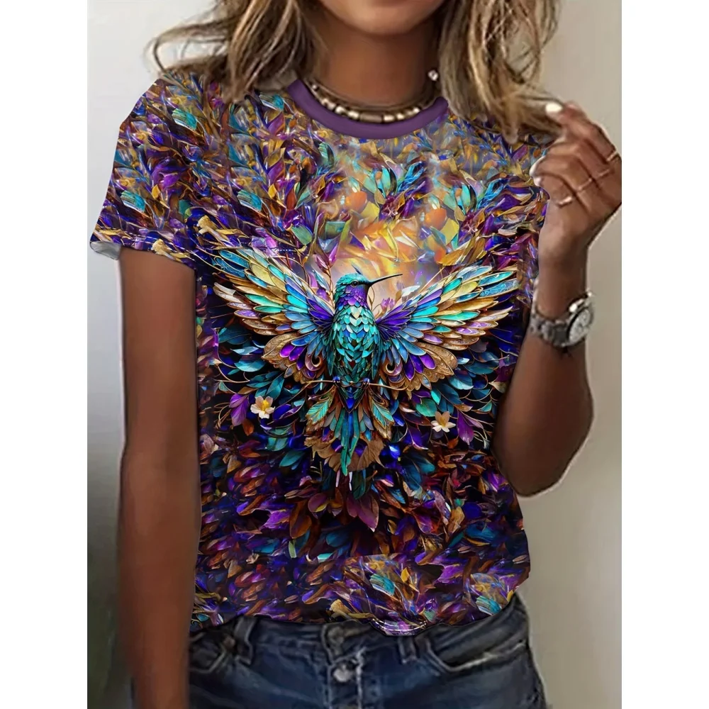 Women's T-Shirt Summer Fashion Short Sleeved Casual Top Loose Breathable Micro Elastic Round Neck T-Shirt Women's Clothing Tee
Women's T-Shirt Summer Fashion Short Sleeved Casual Top Loose Breathable Micro Elastic Round Neck T-Shirt Women's Clothing Tee