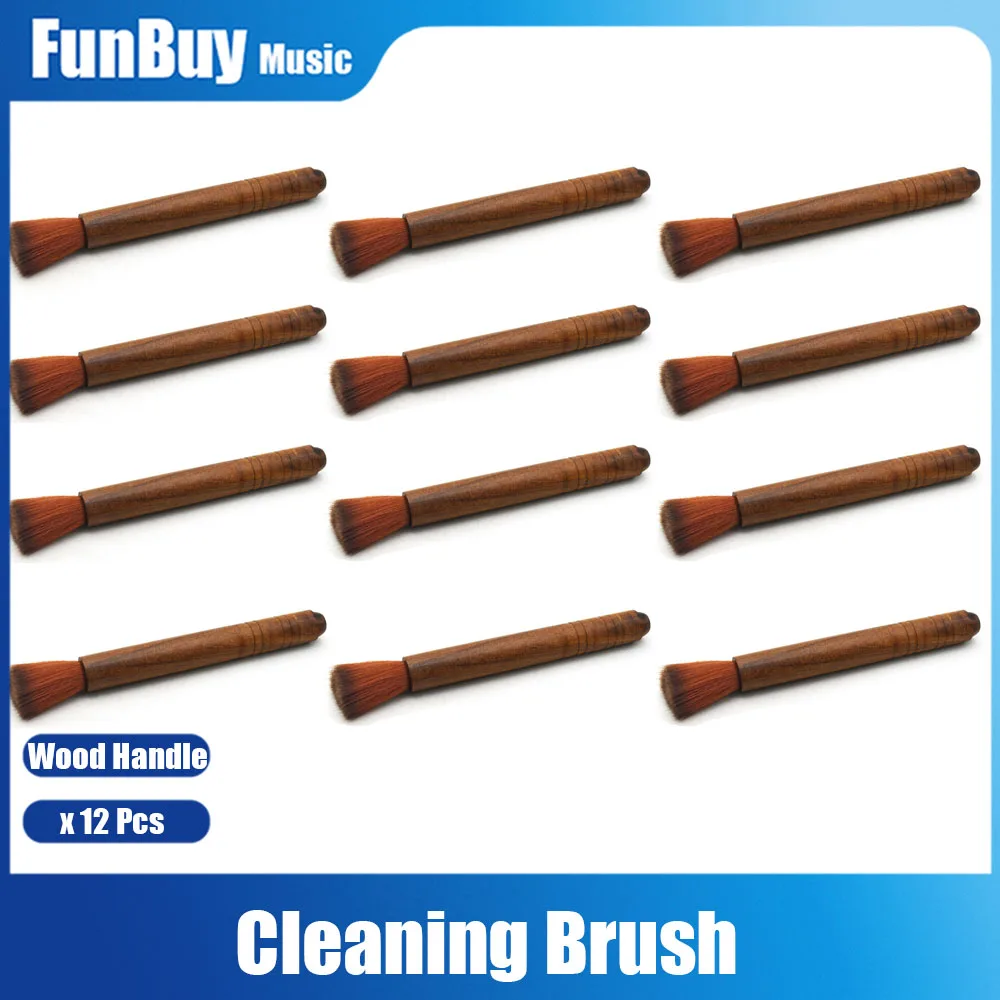 12pcs Professional Solid Wood Handle Rosin Cleaning Brush for Musical Guitar Violin Erhu Guzheng Pipa Cleaning Tools Brown
12pcs Professional Solid Wood Handle Rosin Cleaning Brush for Musical Guitar Violin Erhu Guzheng Pipa Cleaning Tools Brown