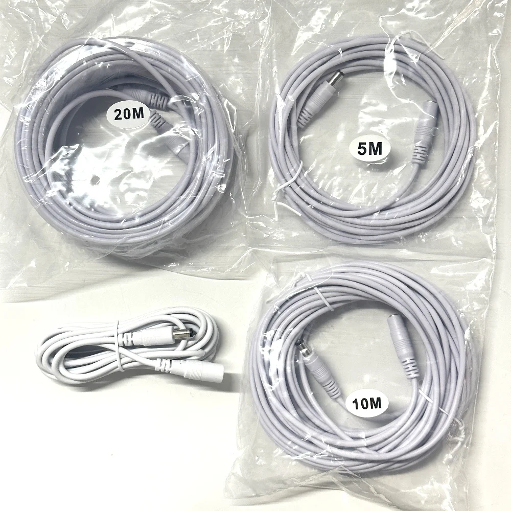 Female to Male Plug CCTV DC Power Cable Extension Cord Adapter 12V Power Cords 5.5mmx2.1mm For Camera Power Extension Cord
Female to Male Plug CCTV DC Power Cable Extension Cord Adapter 12V Power Cords 5.5mmx2.1mm For Camera Power Extension Cord