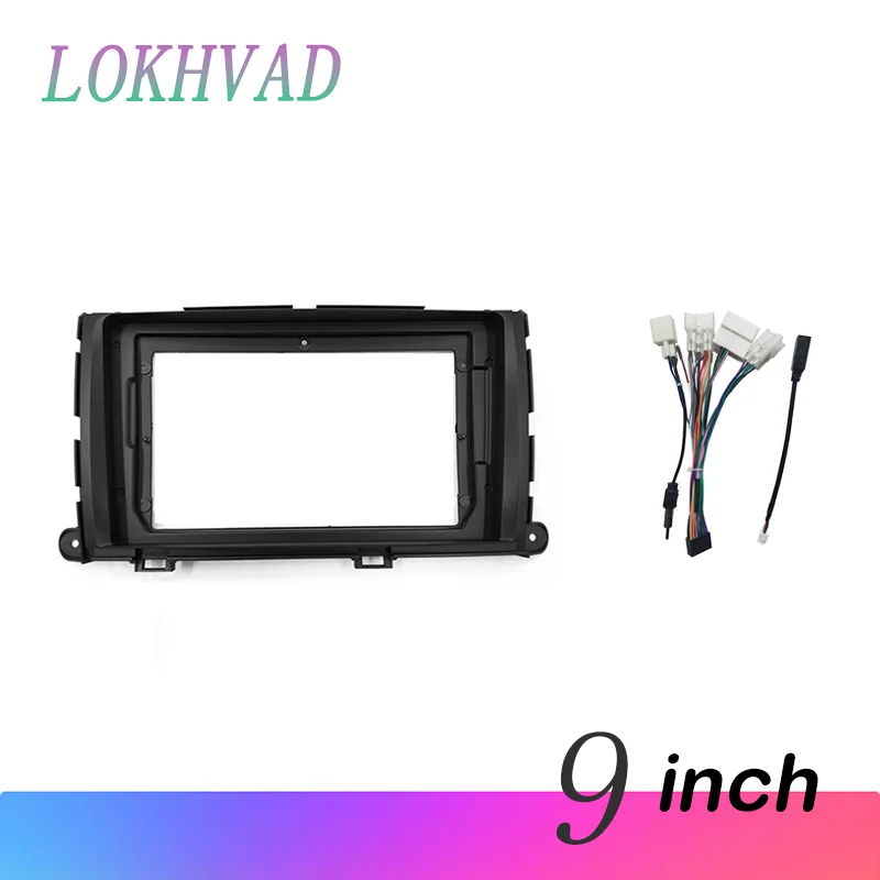 2 Din Car Frame Audio Fitting Adaptor Dash Trim Mount Kits Facia Panel 9 inch For Toyota Sienna 2009 2014 Radio Player
2 Din Car Frame Audio Fitting Adaptor Dash Trim Mount Kits Facia Panel 9 inch For Toyota Sienna 2009 2014 Radio Player