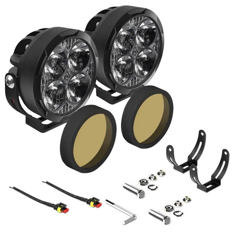 F9-3 Inch 90W LED Pods Cube With Amber Covers, Fog Light Pods LED Light Bar Offroad Driving Lights, Spot Flood Combo Light
F9-3 Inch 90W LED Pods Cube With Amber Covers, Fog Light Pods LED Light Bar Offroad Driving Lights, Spot Flood Combo Light