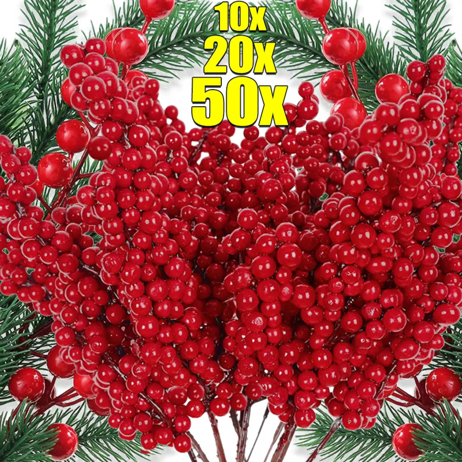 Simulation Red Berry Artificial Christmas Wealth Fruit Xmas Tree Party Table Ornaments Red Fruit Wreath Decor Tinsel garland
Simulation Red Berry Artificial Christmas Wealth Fruit Xmas Tree Party Table Ornaments Red Fruit Wreath Decor Tinsel garland