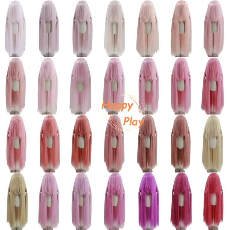 Synthetic High Quality 500g Thick Volume 39" 100cm Long Straight Cosplay Wig With Bang Pink Rose Color Palette Anime Cosplay Wig
Synthetic High Quality 500g Thick Volume 39" 100cm Long Straight Cosplay Wig With Bang Pink Rose Color Palette Anime Cosplay Wig