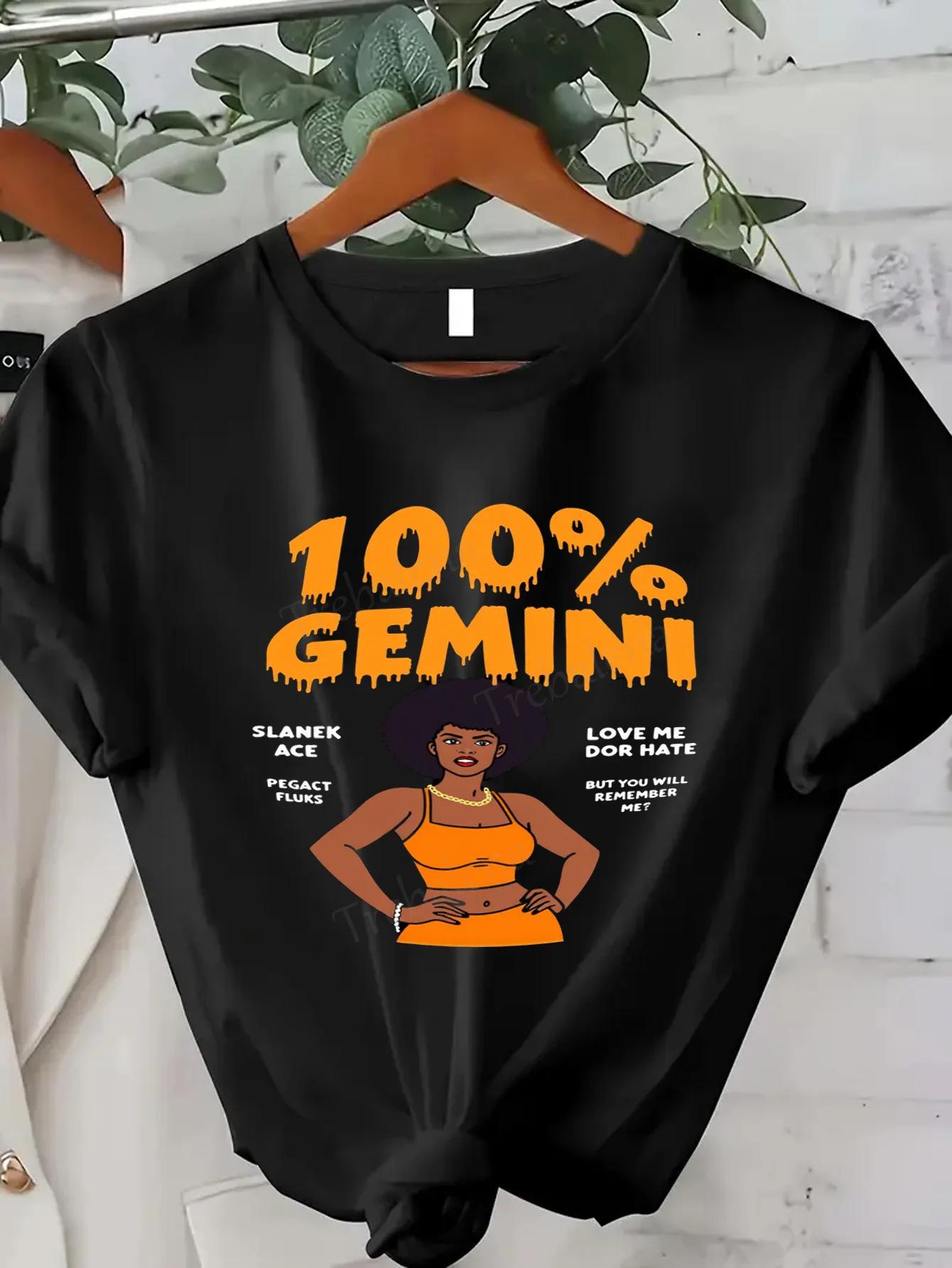 Women T-shirt 100% Gemini T-Shirt for Women - Bold & Sexy Zodiac Tee, Trendy Graphic Top
Women T-shirt 100% Gemini T-Shirt for Women - Bold & Sexy Zodiac Tee, Trendy Graphic Top