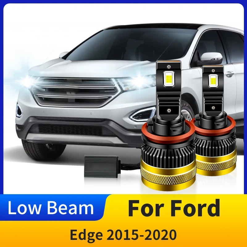 2pcs High Brightness H11 LED Headlight Bulbs for Ford Edge 2015-2020 Low Beams Light 30000LM CSP Chips Plug & Play Error-Free
2pcs High Brightness H11 LED Headlight Bulbs for Ford Edge 2015-2020 Low Beams Light 30000LM CSP Chips Plug & Play Error-Free