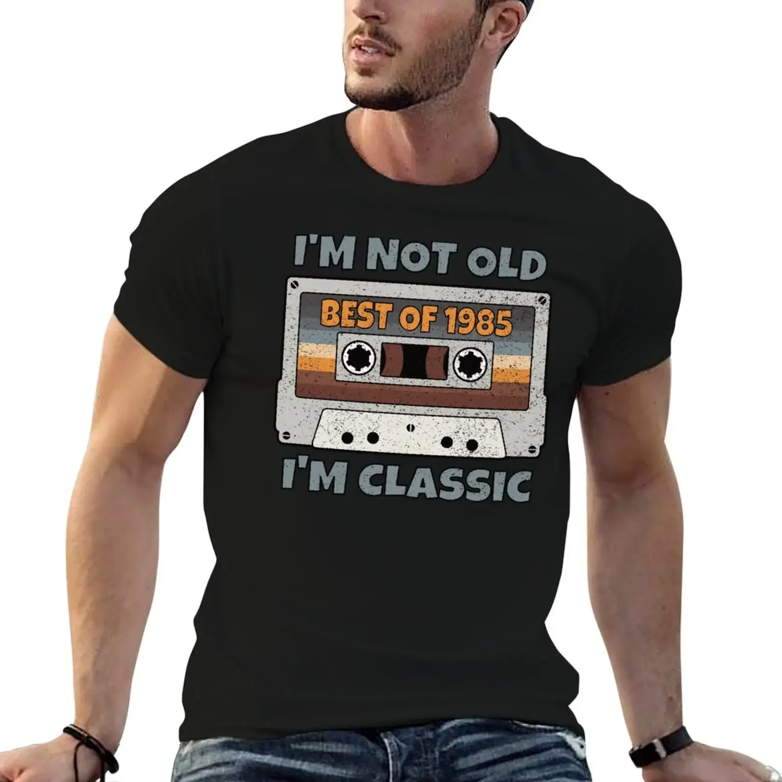 I'M NOT OLD I'M CLASSIC BEST OF 1985 RETRO VINTAGE FUNNY DISTRESSED CASSETTE BIRTHDAY GIFT T-Shirt
I'M NOT OLD I'M CLASSIC BEST OF 1985 RETRO VINTAGE FUNNY DISTRESSED CASSETTE BIRTHDAY GIFT T-Shirt