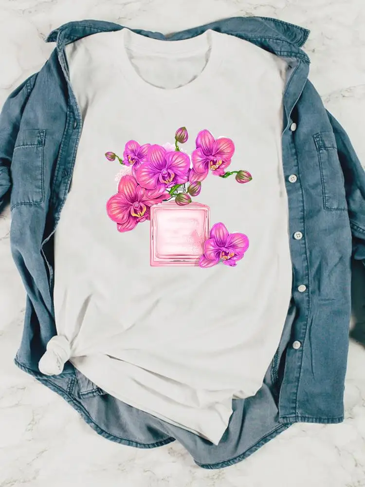 Flower Watercolor Style 90s Short Sleeve Print Tshirt Graphic T-shirts Tee Top Fashion Women Summer Spring Printing Clothing
Flower Watercolor Style 90s Short Sleeve Print Tshirt Graphic T-shirts Tee Top Fashion Women Summer Spring Printing Clothing