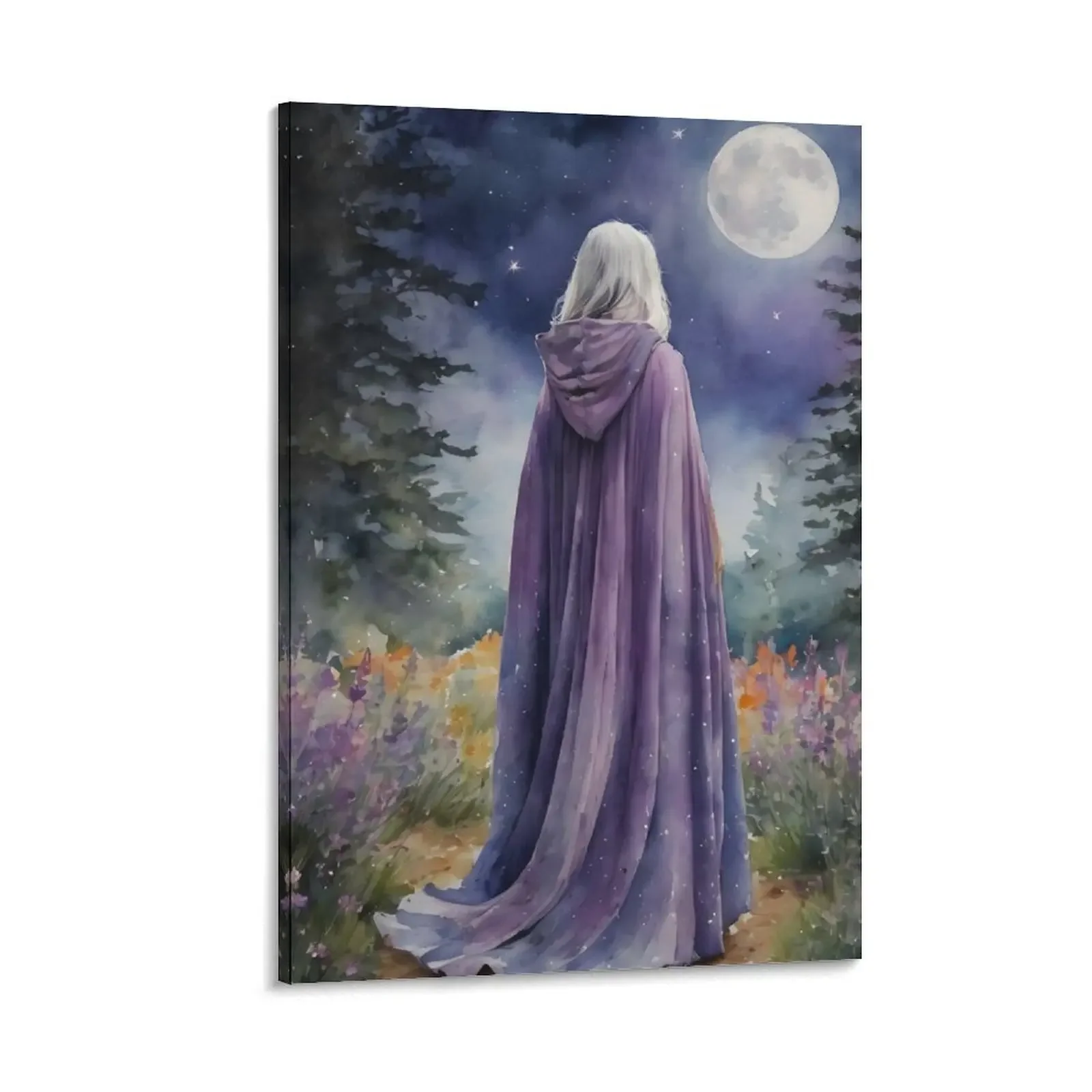 Wise Woman and the Moon by Lyra the Lavender Witch Canvas Painting vintage home decor Decor for room anime room decor
Wise Woman and the Moon by Lyra the Lavender Witch Canvas Painting vintage home decor Decor for room anime room decor