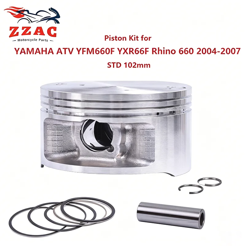 Engine Piston Kit Assembly with Pin 22 and Rings for YAMAHA ATV YFM660F YFM YXR66F Rhino 660 STD 102mm 102 mm
Engine Piston Kit Assembly with Pin 22 and Rings for YAMAHA ATV YFM660F YFM YXR66F Rhino 660 STD 102mm 102 mm