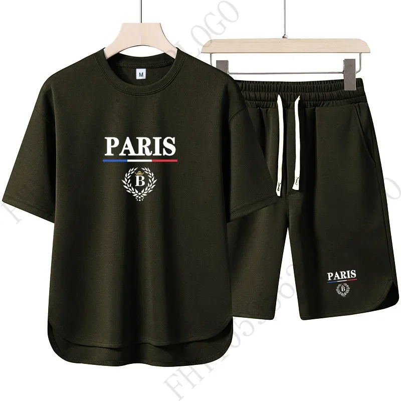 2025 Summer Men's printed casual outdoor fitness jogging high-quality fashion breathable crewneck T-shirt and shorts two-piece s
2025 Summer Men's printed casual outdoor fitness jogging high-quality fashion breathable crewneck T-shirt and shorts two-piece s