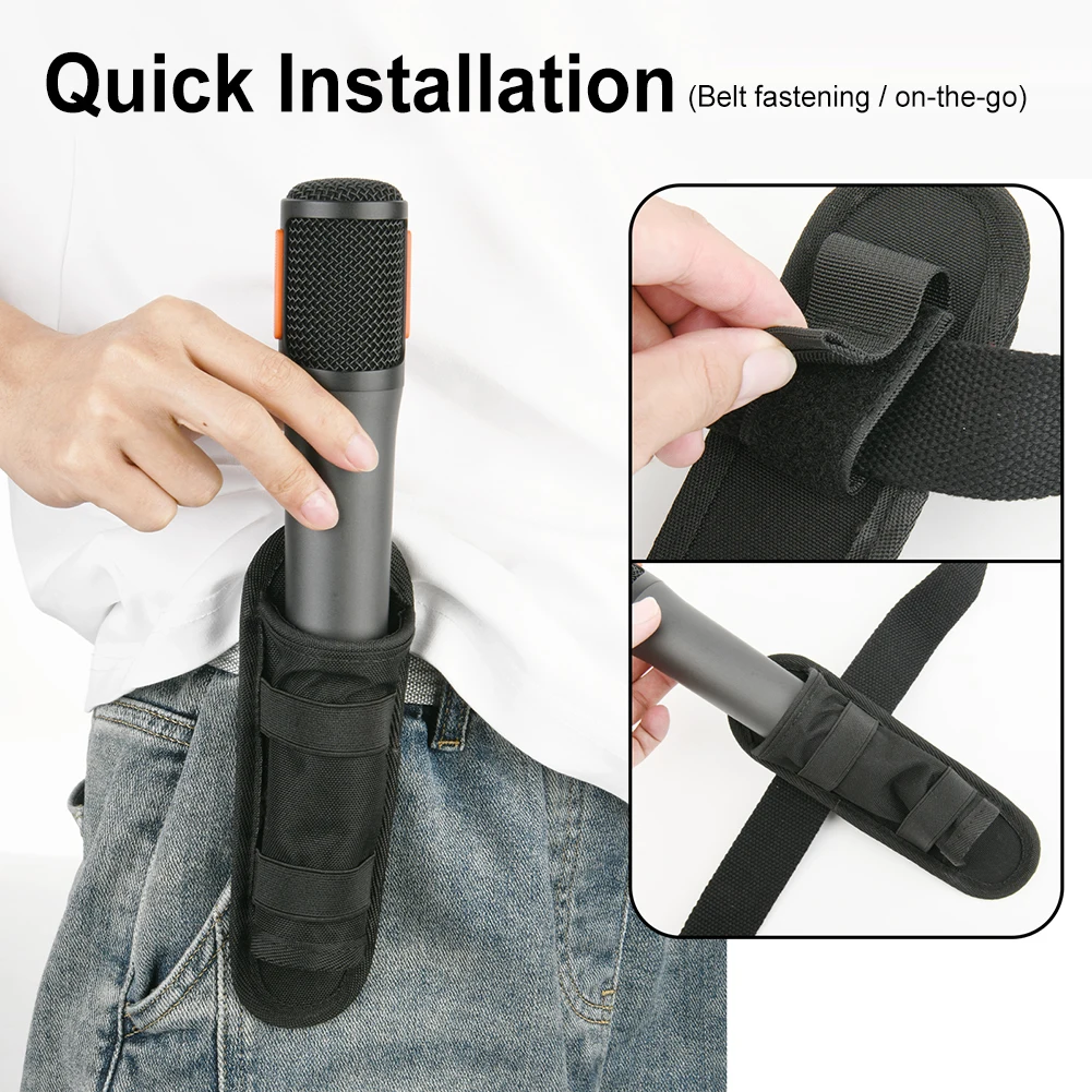 Microphone Storage Bag Lightweight Mic Belt Hanger Universal Microphone Case for JBL Partybox Wireless Microphone
Microphone Storage Bag Lightweight Mic Belt Hanger Universal Microphone Case for JBL Partybox Wireless Microphone