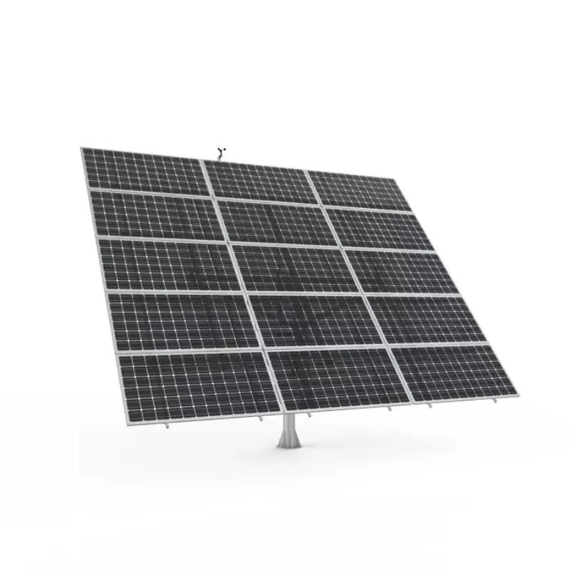 Dual-Axis Solar Tracker with Foundation Bolts, Wind & Weather Sensors – Automatic Tracking System for PV Panels
Dual-Axis Solar Tracker with Foundation Bolts, Wind & Weather Sensors – Automatic Tracking System for PV Panels
