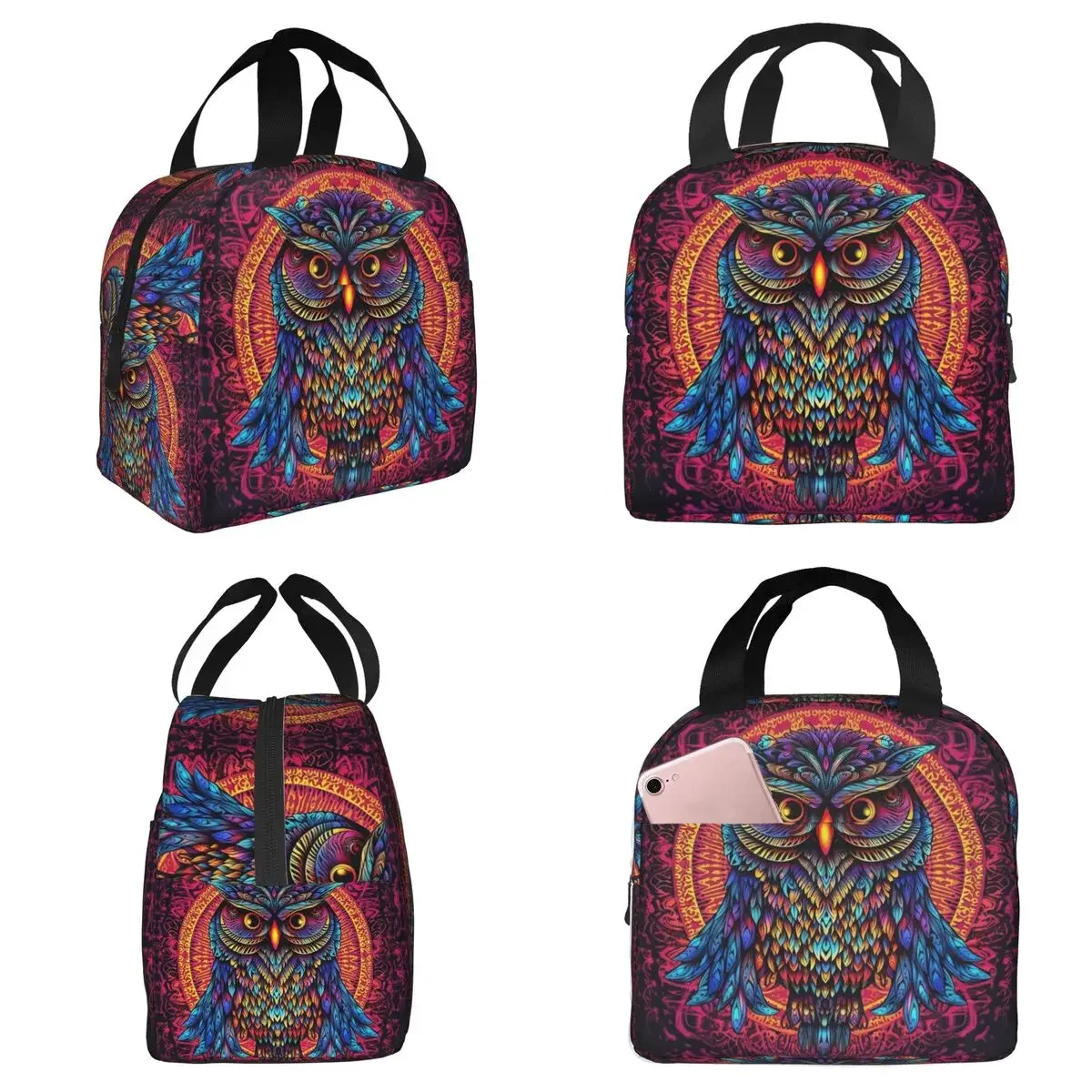 Native Mandala Owl American Insulated Lunch Bag for Kids School Cooler Thermal Food Box Tote Leakproof Lunch Boxes Container
Native Mandala Owl American Insulated Lunch Bag for Kids School Cooler Thermal Food Box Tote Leakproof Lunch Boxes Container