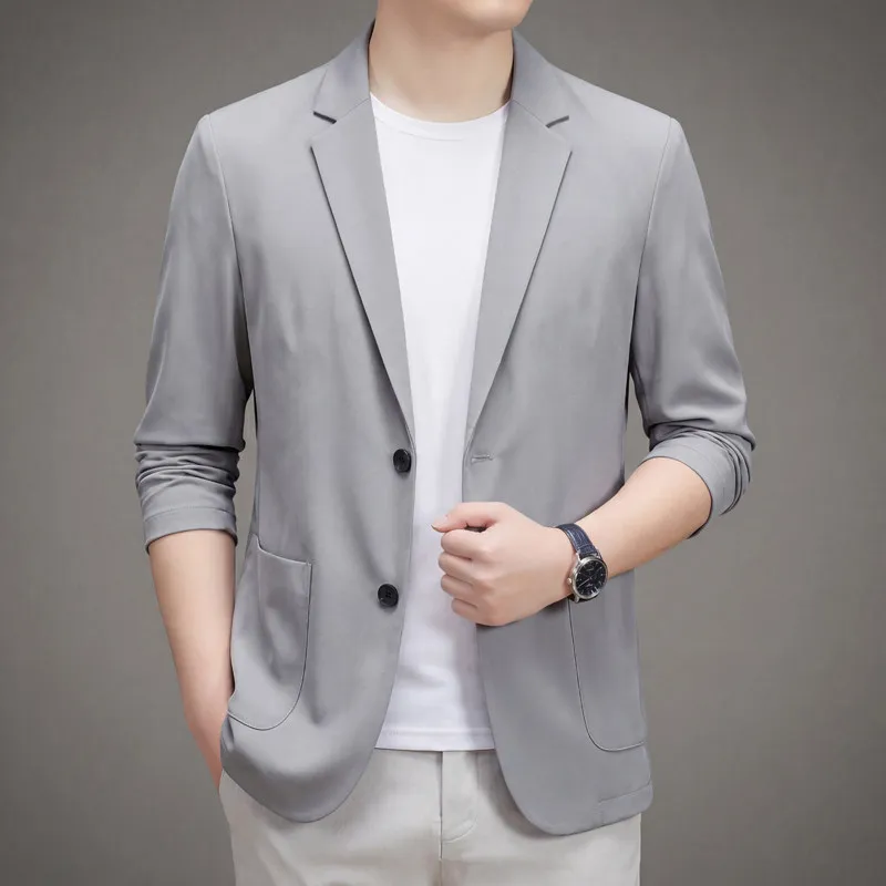 2026 Men's Casual Suit Spring Autumn Solid Color Single Layer Thin Suit Business Casual Slim Fit Single West Single Jacket Top
2026 Men's Casual Suit Spring Autumn Solid Color Single Layer Thin Suit Business Casual Slim Fit Single West Single Jacket Top