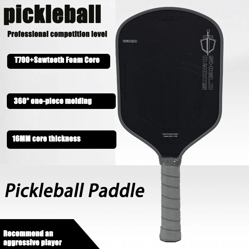 High-end Fifth-Generation Foam Core T700 Hot-Pressed Carbon Fiber Pickleball Paddle
High-end Fifth-Generation Foam Core T700 Hot-Pressed Carbon Fiber Pickleball Paddle