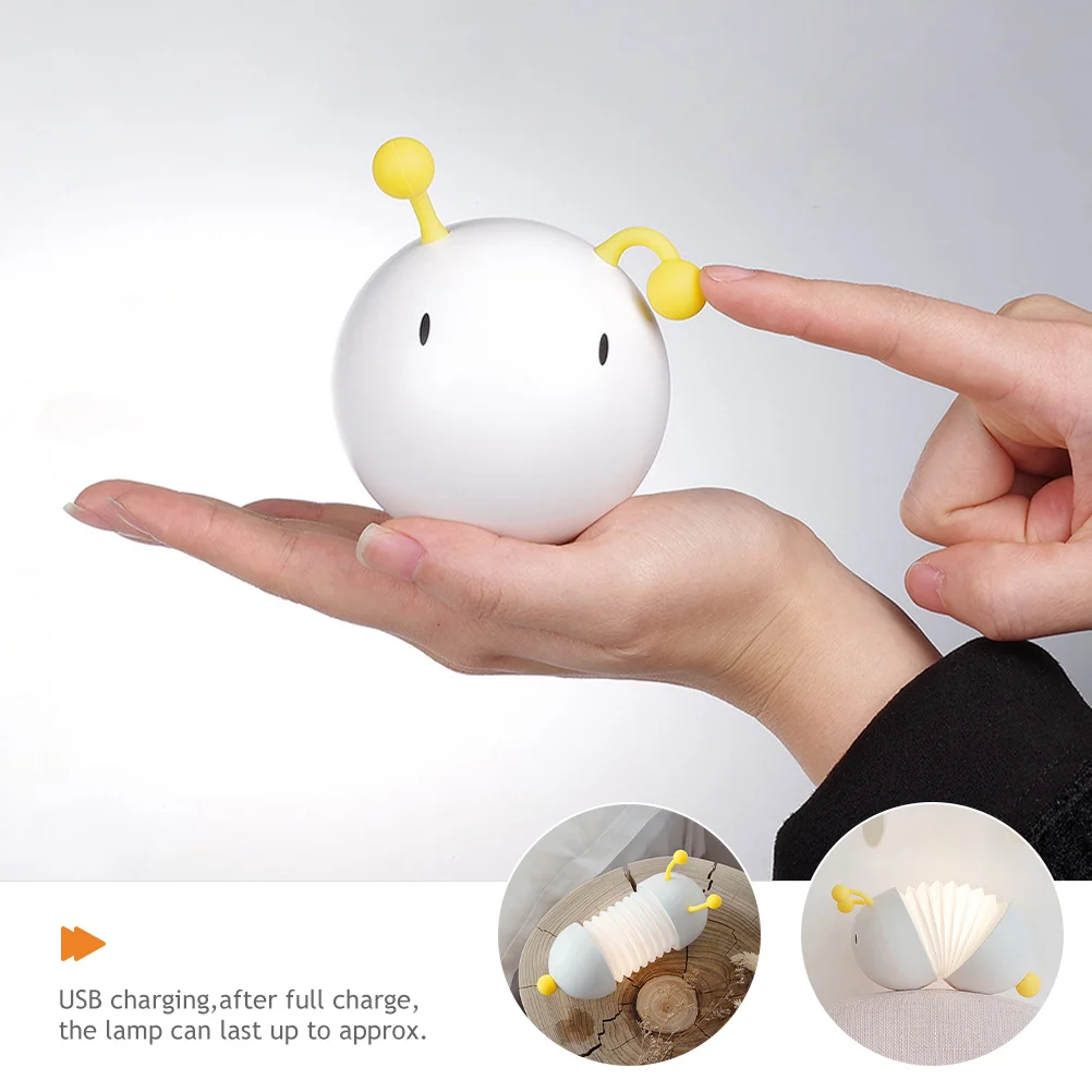 Caterpillar Night Light USB Rechargeable Flexible Stretch LED Lamp Soft Light for Bedroom Nursery Bedside Small Lamp
Caterpillar Night Light USB Rechargeable Flexible Stretch LED Lamp Soft Light for Bedroom Nursery Bedside Small Lamp