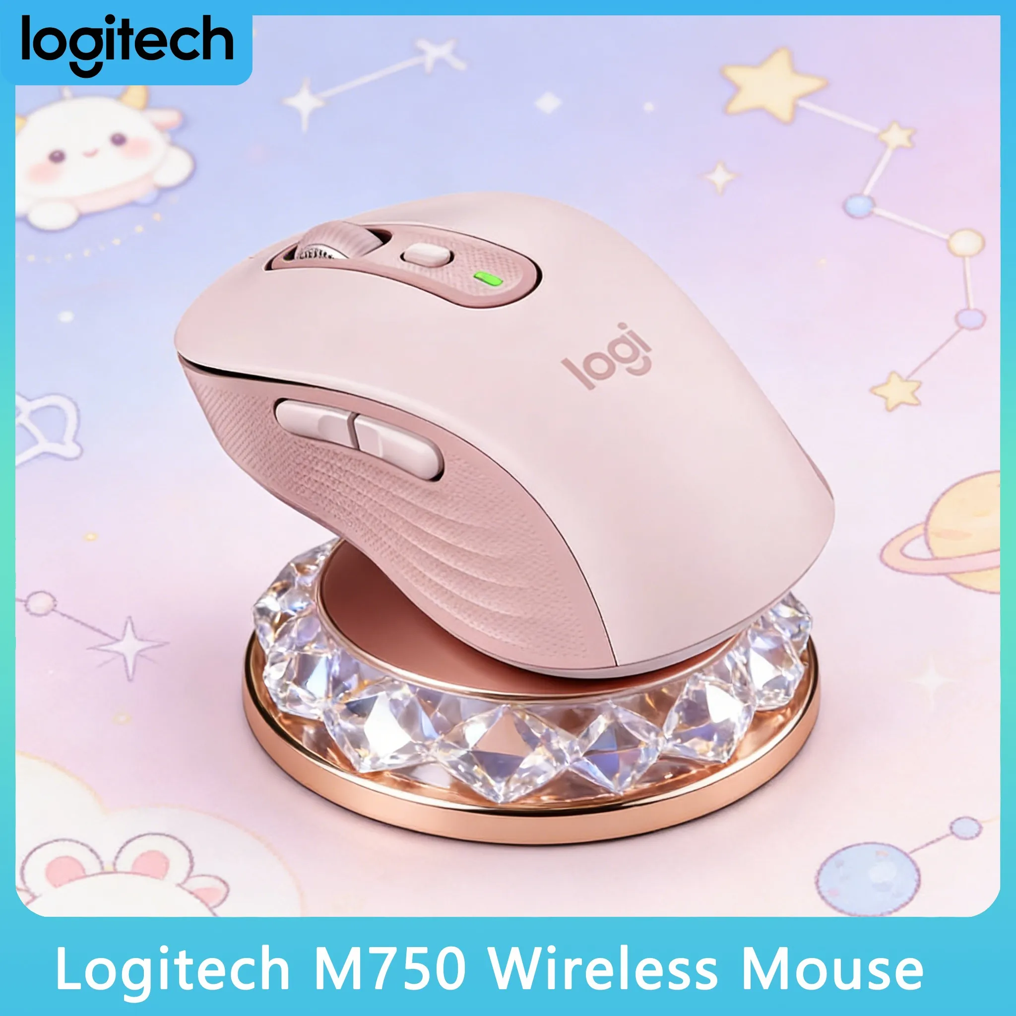 Original Logitech M750 Logi Bolt Receiver SmartWheel SilentTouch Adjustable DPI Mouse