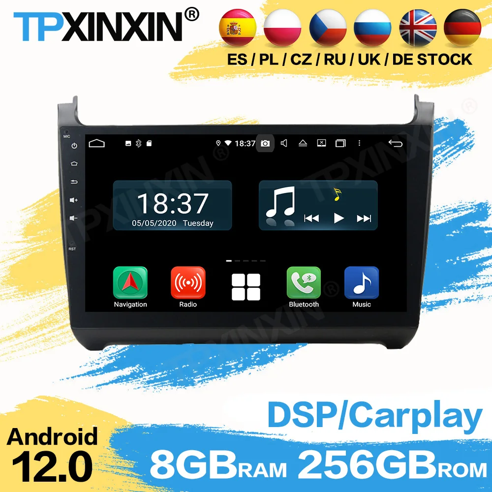 Автомобильный радиоприемник Coche с Bluetooth Android для Volkswagen POLO 2015, GPS-навигация, автомобильный мультимедийный стереоприемник, головное устройство
Автомобильный радиоприемник Coche с Bluetooth Android для Volkswagen POLO 2015, GPS-навигация, автомобильный мультимедийный стереоприемник, головное устройство