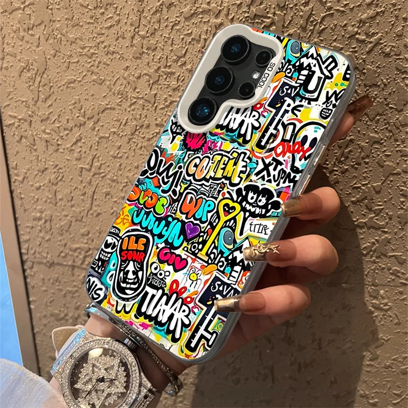 Popular colored graffiti Phone Case For Samsung S23 S22 S21 S25 S24 Ultra Plus FE A53 A52 A56 A55 A26 A36 A54 Shockproof Cover
Popular colored graffiti Phone Case For Samsung S23 S22 S21 S25 S24 Ultra Plus FE A53 A52 A56 A55 A26 A36 A54 Shockproof Cover