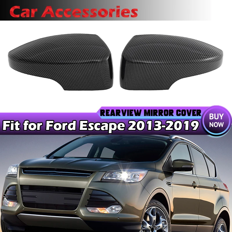 Fit For Ford Escape 2013-2019 Carbon Fiber Look Side Rearview Wing Mirror Cover Caps Auto Accessories Clip-on
Fit For Ford Escape 2013-2019 Carbon Fiber Look Side Rearview Wing Mirror Cover Caps Auto Accessories Clip-on