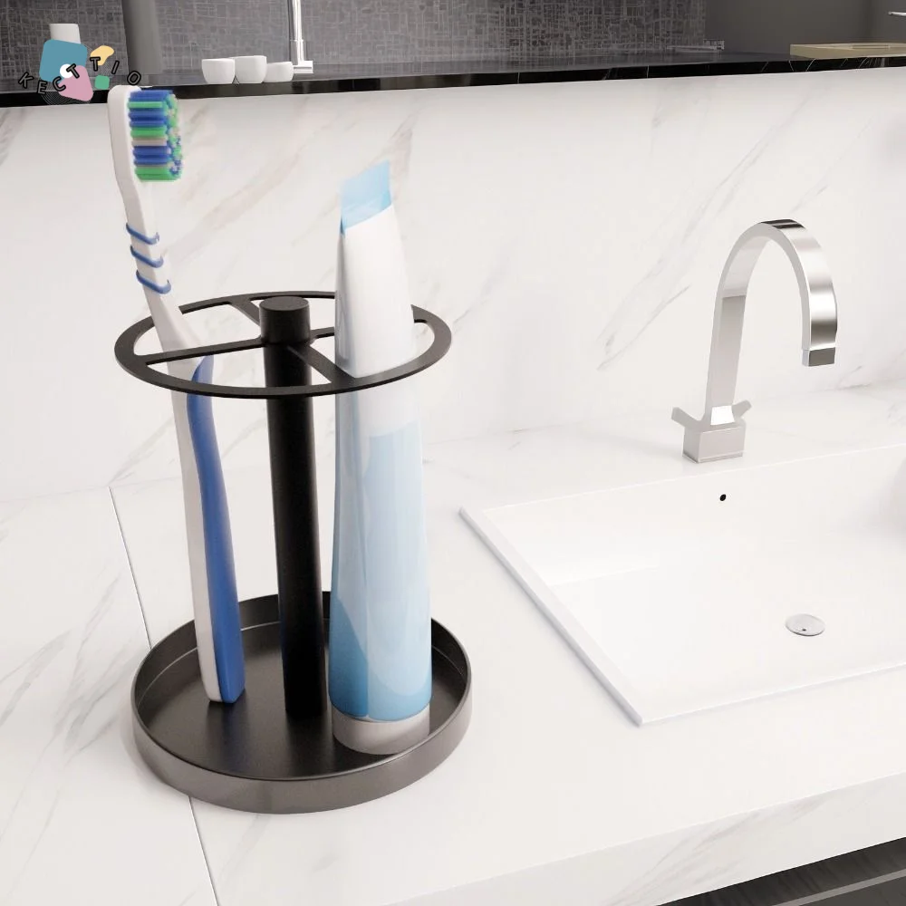 Stainless Steel Toothbrush Toothpaste Holder Anti-slip with Ventilated Slots Electric Toothbrush Holder Space Saving
Stainless Steel Toothbrush Toothpaste Holder Anti-slip with Ventilated Slots Electric Toothbrush Holder Space Saving